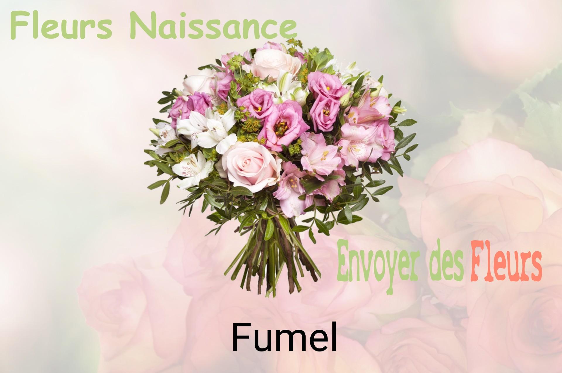 Bouquet de fleurs de naissance livré à Fumel