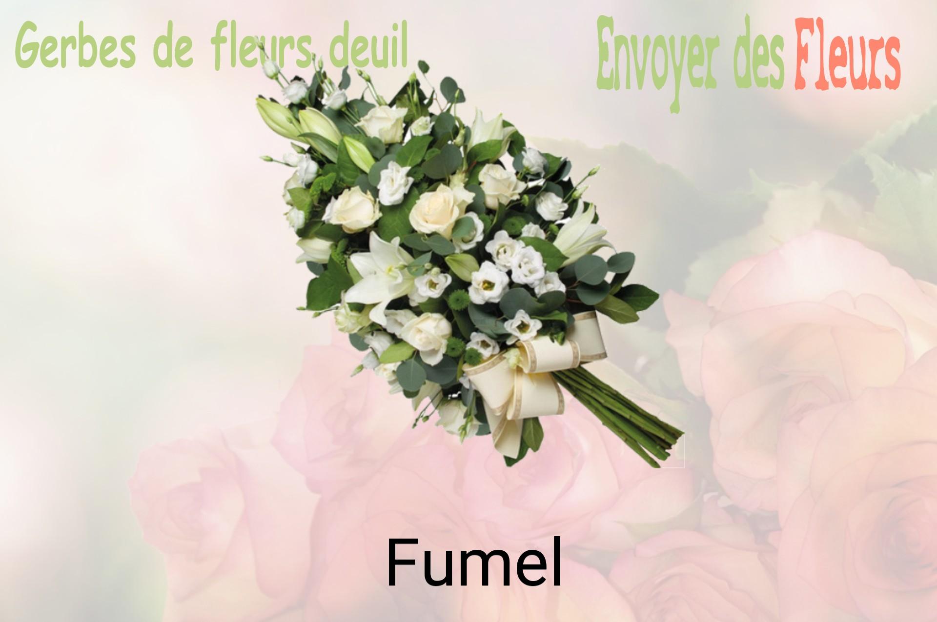 Gerbe de fleurs de deuil livrée à Fumel